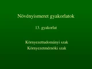 n v nyismeret gyakorlatok 13 gyakorlat