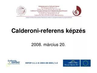 calderoni referens k pz s