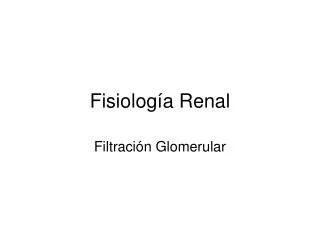 fisiolog a renal