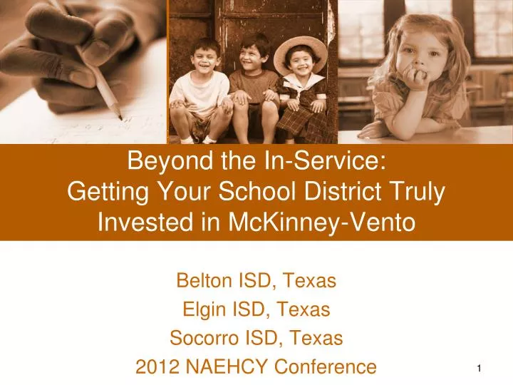 beyond the in service getting your school district truly invested in mckinney vento
