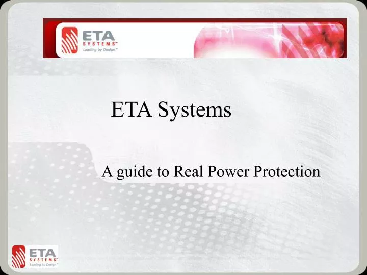 eta systems
