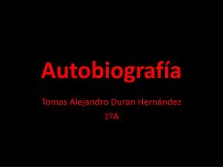 autobiograf a