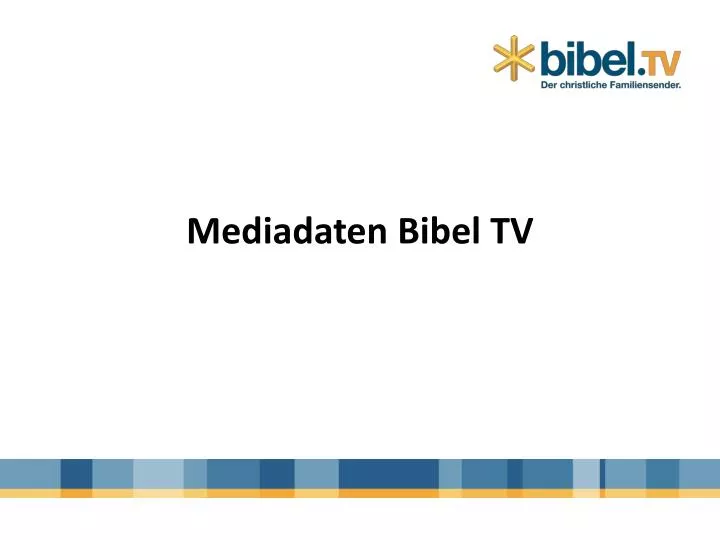mediadaten bibel tv