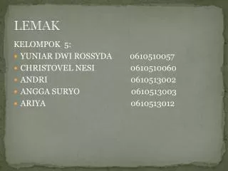 lemak