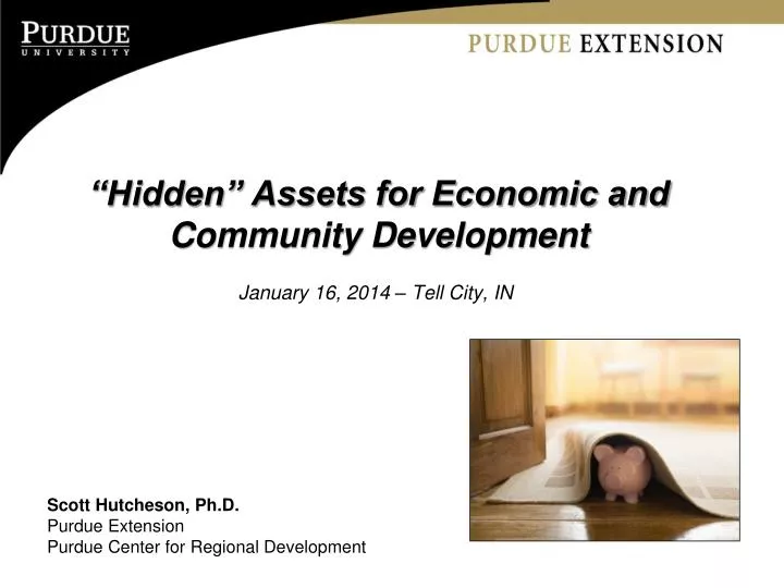 hidden assets for economic and community development