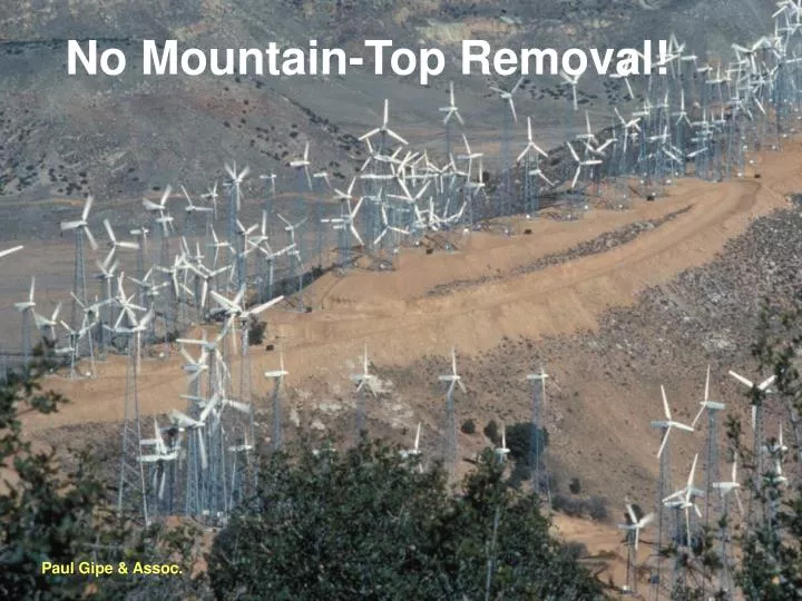 no mountain top removal