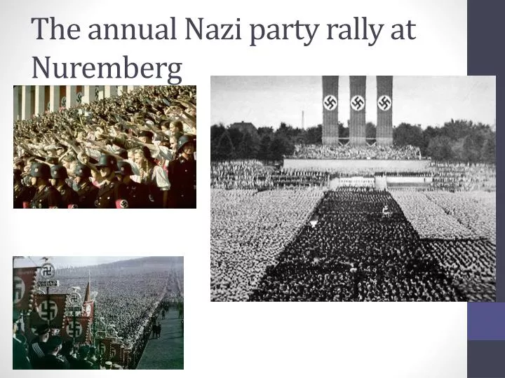 the annual nazi party rally at nuremberg