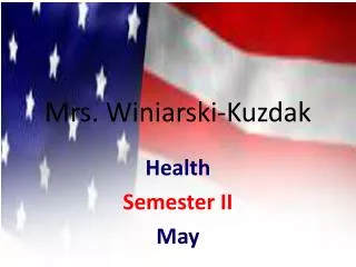 Mrs. Winiarski-Kuzdak