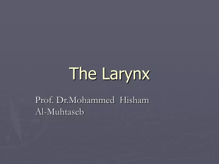 the larynx