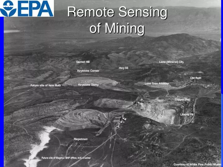 remote sensing of mining