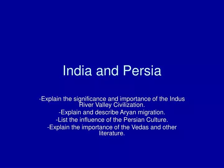 india and persia