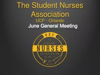 The Student Nurses Association