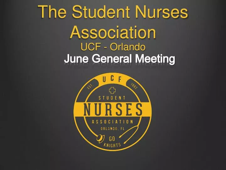 the student nurses association