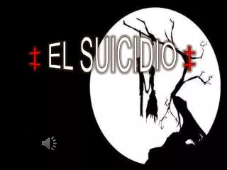 el suicidio
