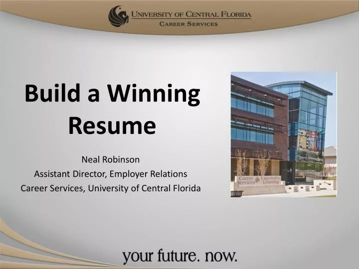 build a winning resume