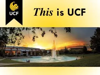 This is UCF