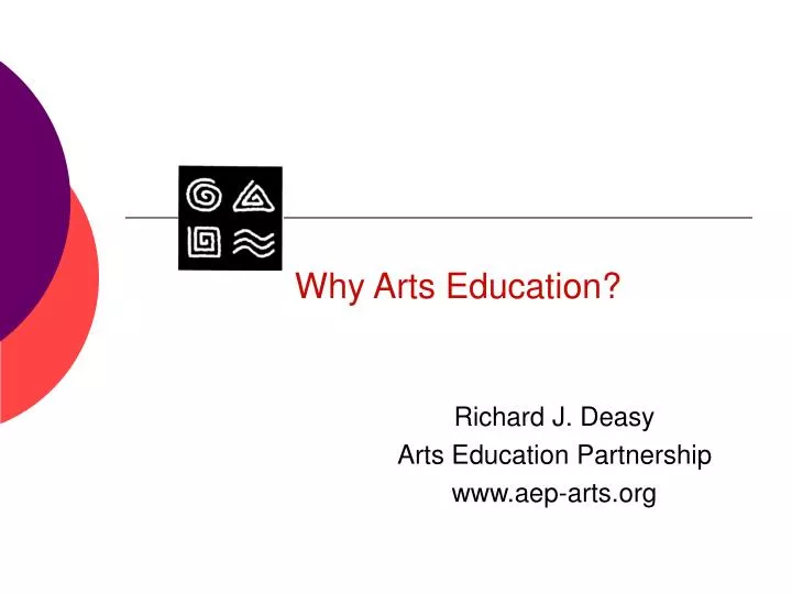 why arts education