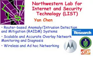 Northwestern Lab for Internet and Security Technology (LIST)