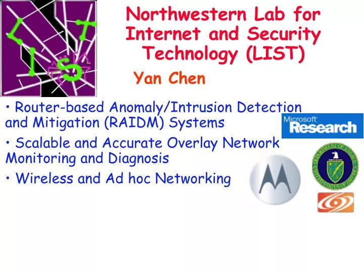northwestern lab for internet and security technology list