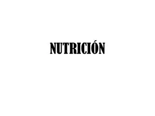 nutrici n