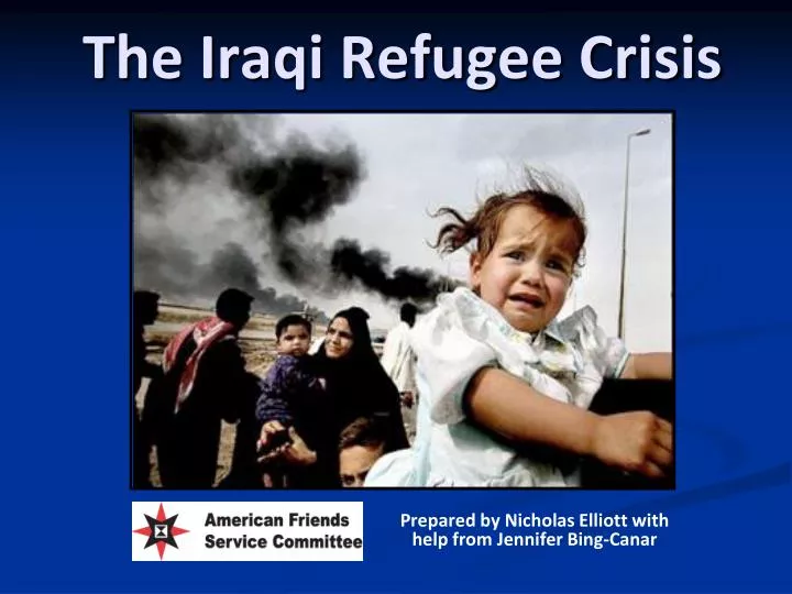 the iraqi refugee crisis