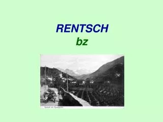 RENTSCH bz
