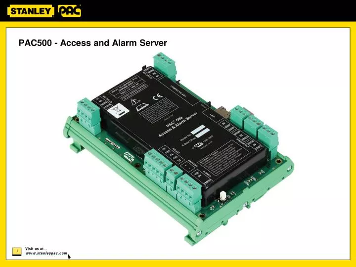pac500 access and alarm server