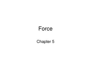 Force