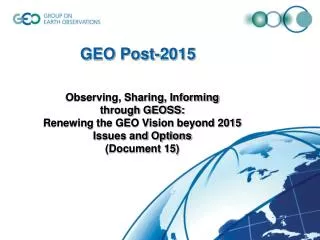 GEO Post-2015
