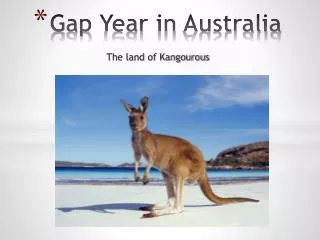 Gap Year in Australia