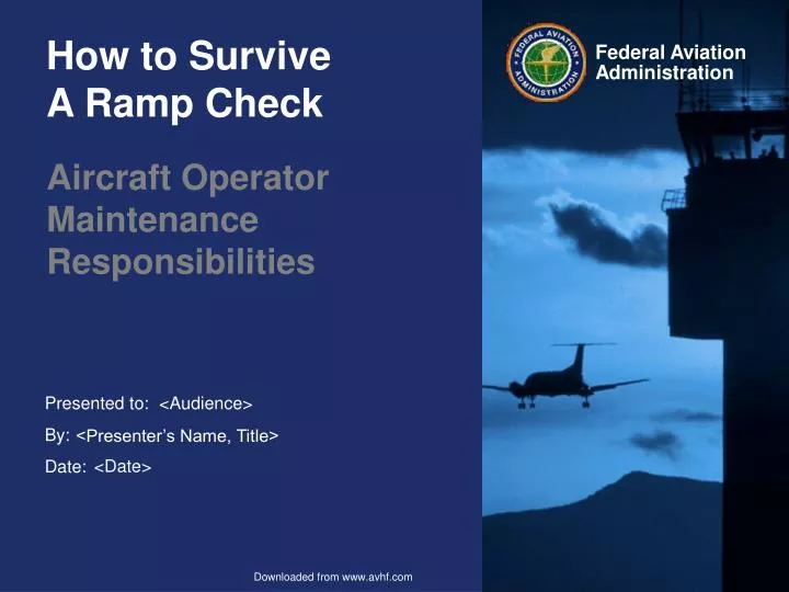 how to survive a ramp check