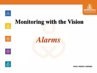 Monitoring with the Vision