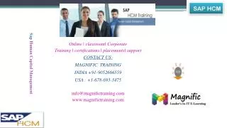 sap hcm online training in Delhi