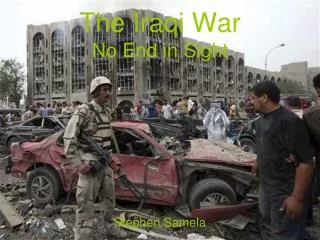 the iraqi war no end in sight