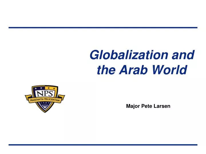 globalization and the arab world