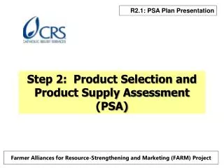 Farmer Alliances for Resource-Strengthening and Marketing (FARM) Project