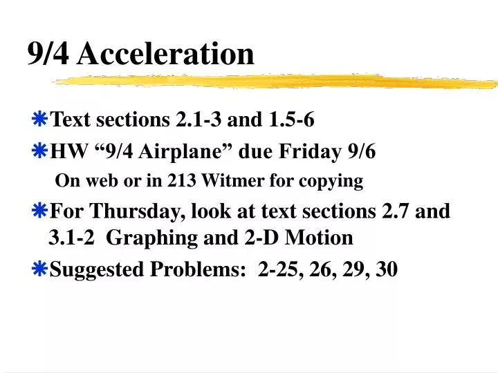 9 4 acceleration