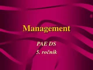 management