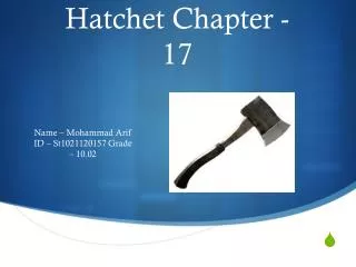 Hatchet Chapter - 17