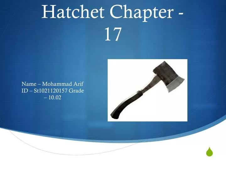 hatchet chapter 17
