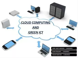 CLOUD COMPUTING AND GREEN ICT