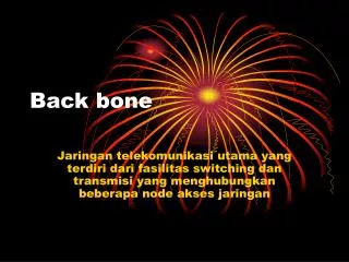 back bone