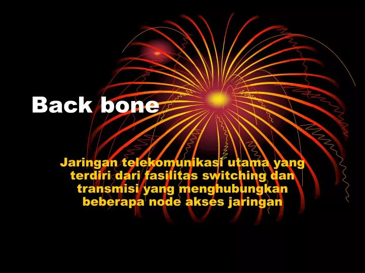 back bone