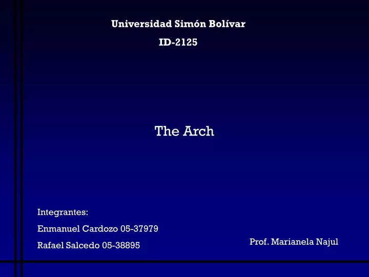 PPT Universidad Simón Bolívar ID PowerPoint Presentation free download ID