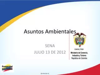 asuntos ambientales