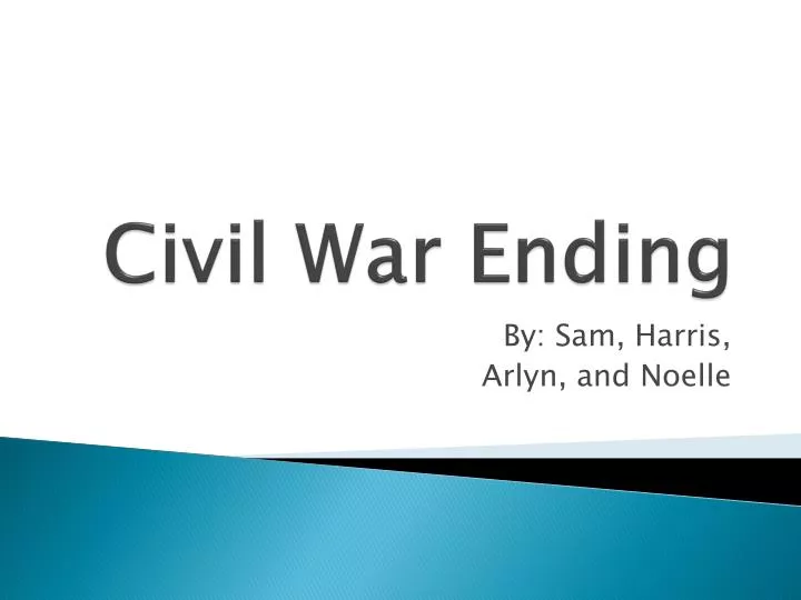 civil war ending