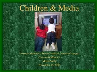 Children &amp; Media