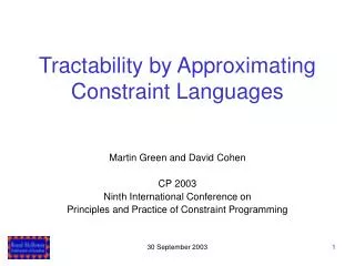Tractability by Approximating Constraint Languages