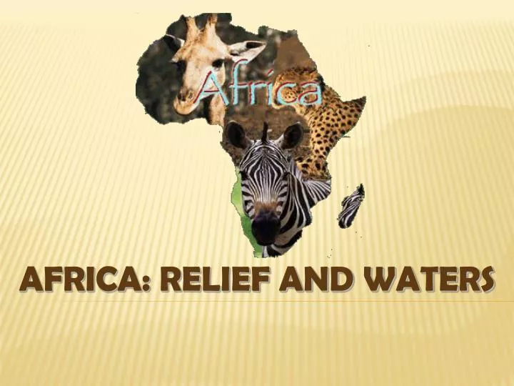 africa relief and waters