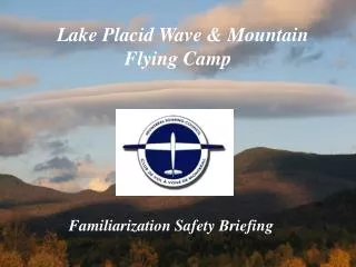 Lake Placid Wave &amp; Mountain Flying Camp